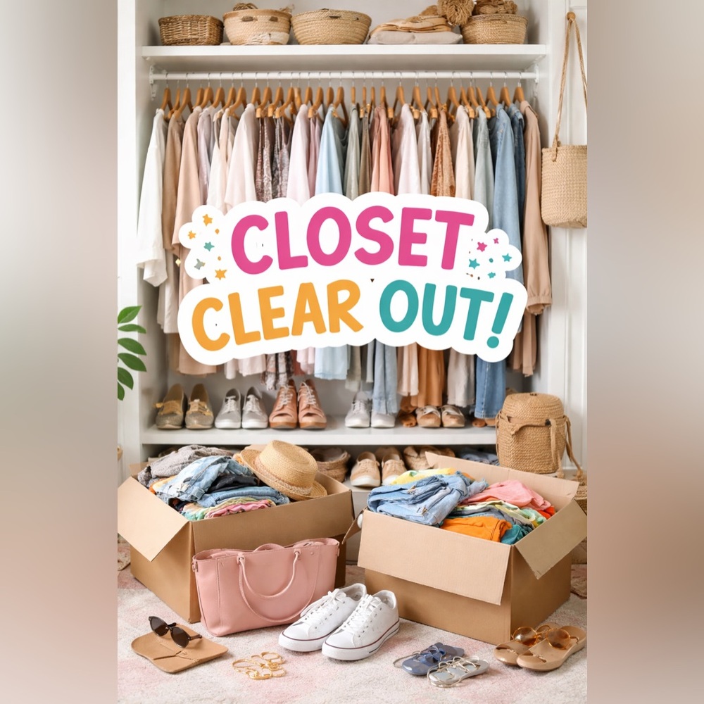 MAJOR CLOSET CLEAN OUT!